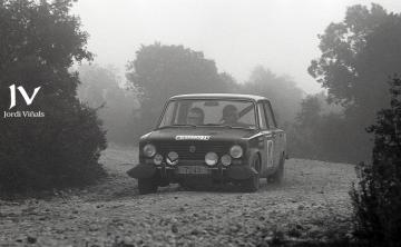 Salvador Cañellas-Daniel Ferrater (Seat 124-1600), Campeones de España de Rallyes de 1972. Rallye de España 1972 / Foto: Jordi Viñals